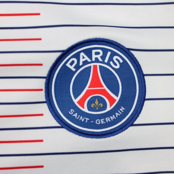 Nike x Paris Saint-Germain Shirt Mens Medium White PSG Pre-Match Training Jersey - Picture 9 of 14